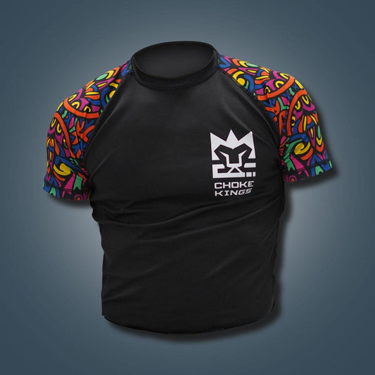 Choke Kings Tribal Short Sleeve Rash Guard