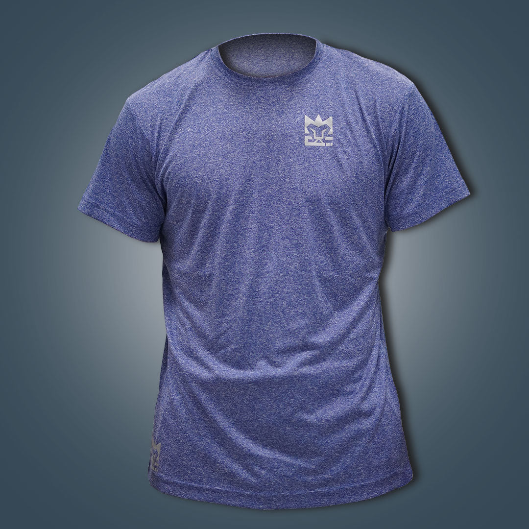 Choke Kings Melange Tee in Red, Blue, & Grey