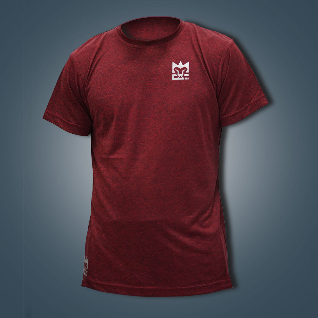 Choke Kings Melange Tee in Red, Blue, & Grey