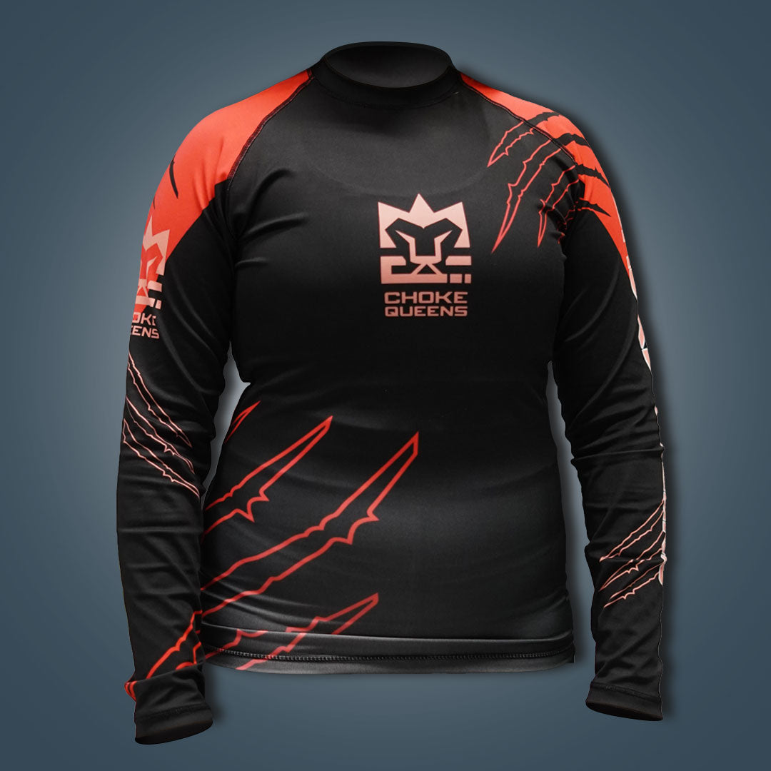 Choke Queens Claws Rash Guard