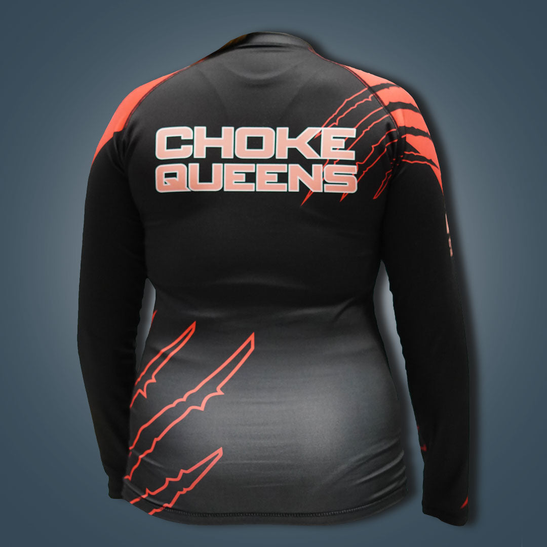 Choke Queens Claws Rash Guard